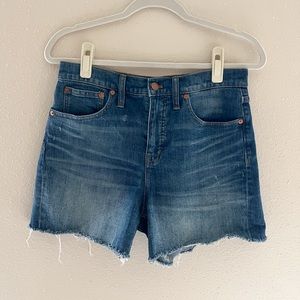 Madewell cutoff denim shorts